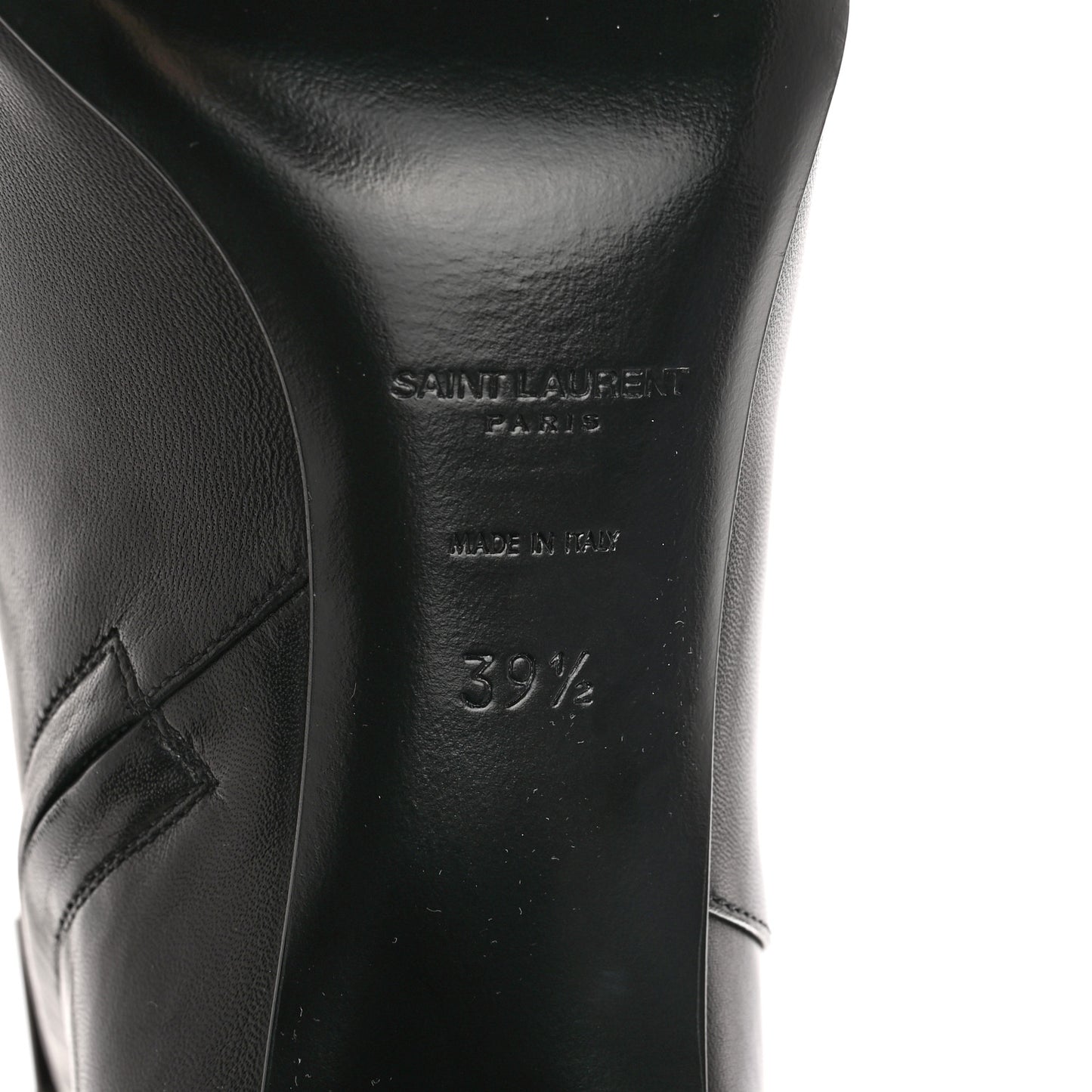Nappa Vendome Loulou Ankle Zip Boots 39.5 Black