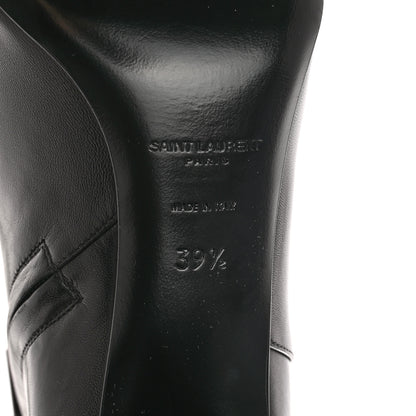 Saint Laurent Nappa Vendome Loulou Ankle Zip Boots 39.5 Black 6 of 12
