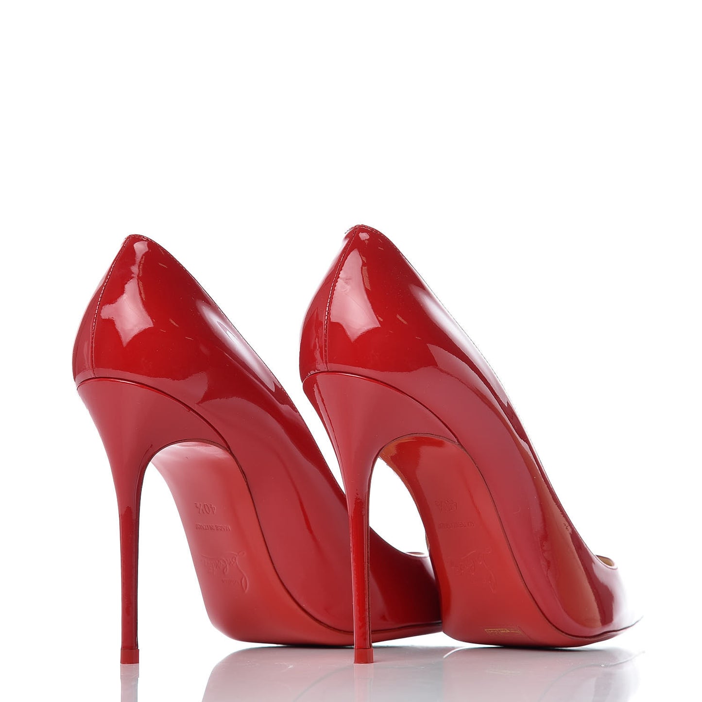 Patent Decollete 554 100 Pumps 40.5 Loubi Red