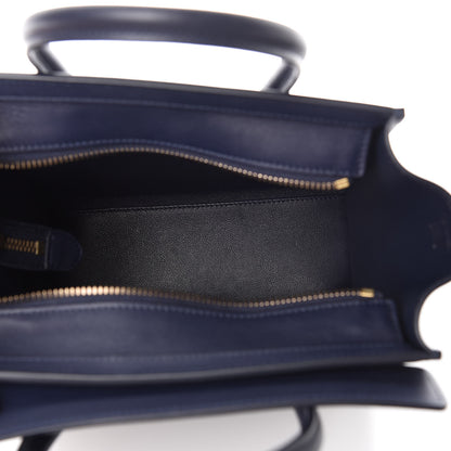 Celine Smooth Calfskin Nano Luggage Navy Blue 6 of 11
