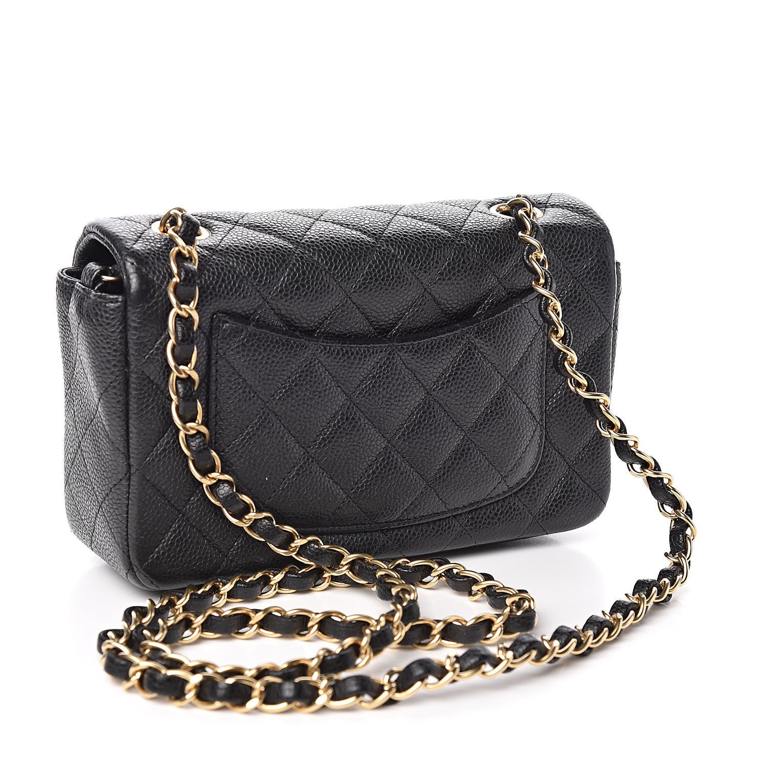 Chanel Caviar Quilted Mini Rectangular Flap Black 3 of 10