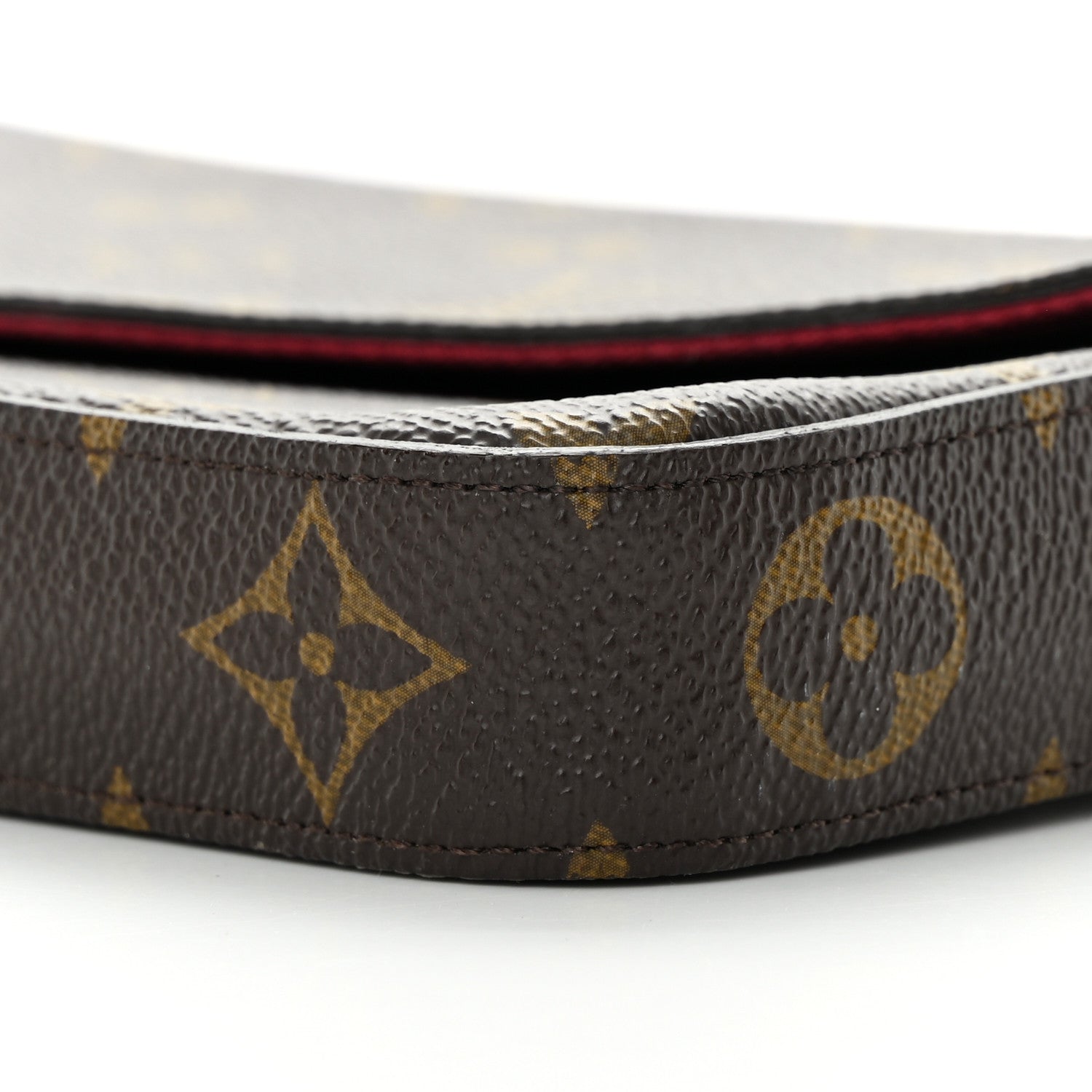 Louis Vuitton Monogram Pochette Felicie Chain Wallet Fuchsia 13 of 18