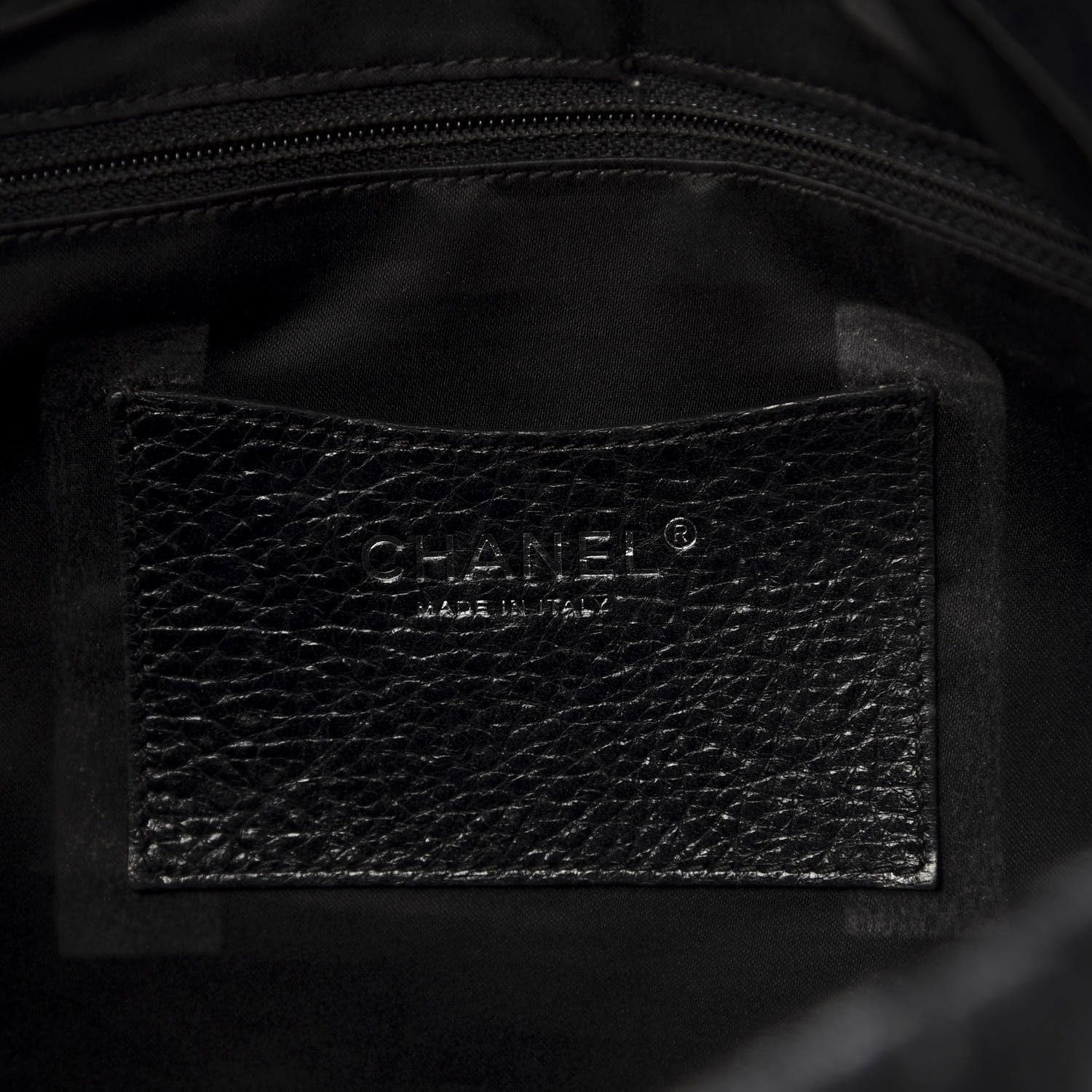 Chanel Glazed Calfskin XL On The Road Flap Black 8 of 12