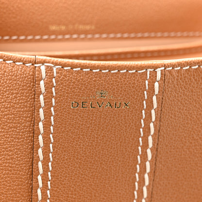 Delvaux Grained Rodeo Calfskin Surpique Mini Brillant Satchel Vegetal Ivory 7 of 12