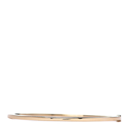 Tiffany 18K Yellow Gold Diamond Metro Hinged Bangle S 2 of 4
