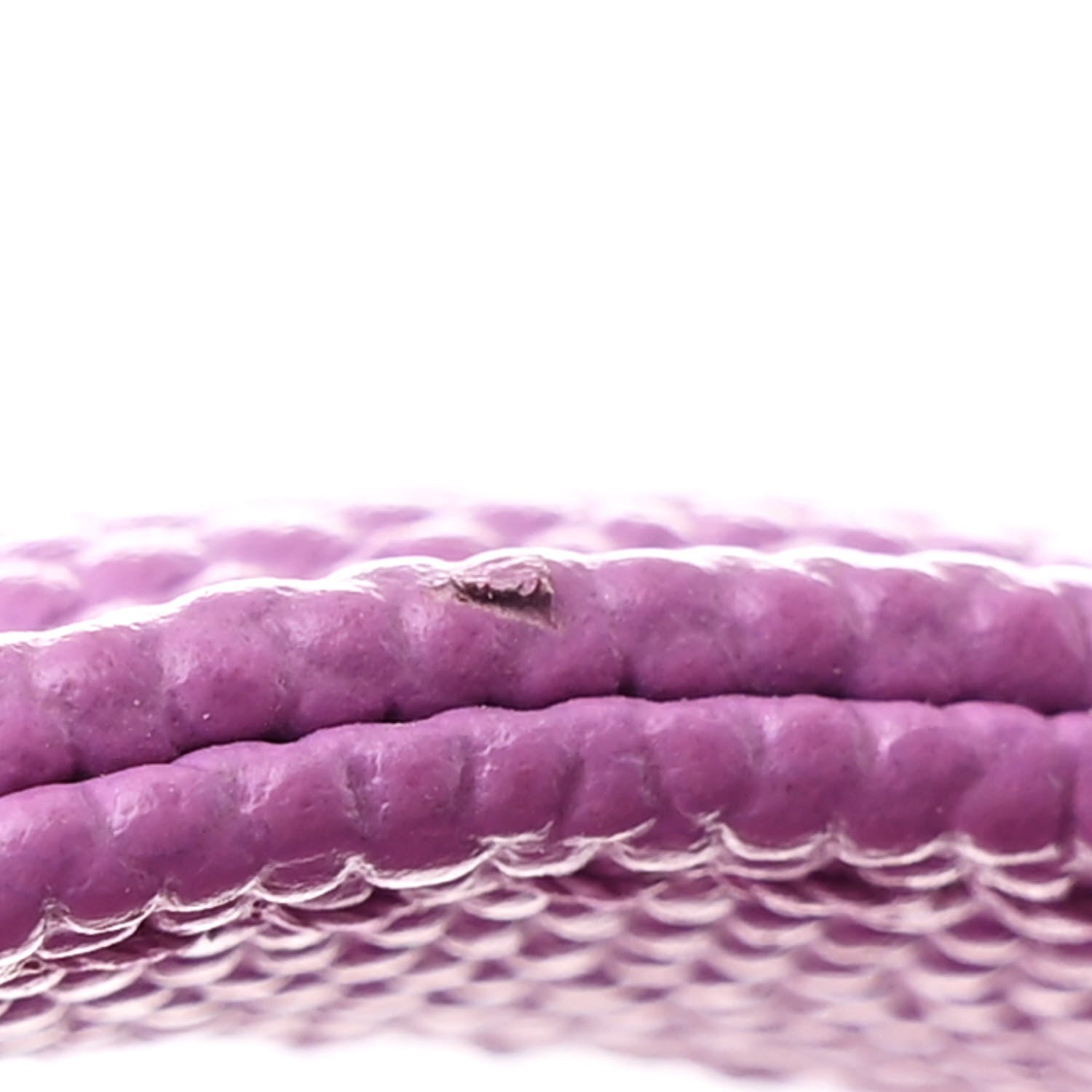 Chanel Caviar Quilted CC North South Filigree Vanity Case Purple 11 of 14
