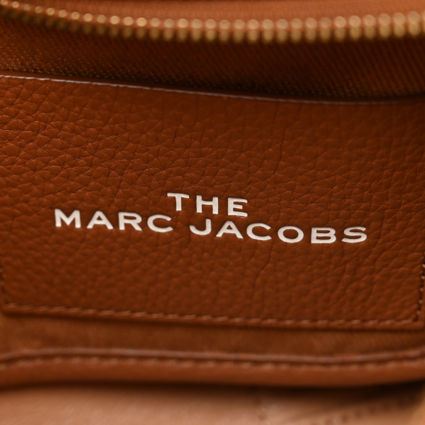 Grained Calfskin Small The Tote Bag Argan Oil