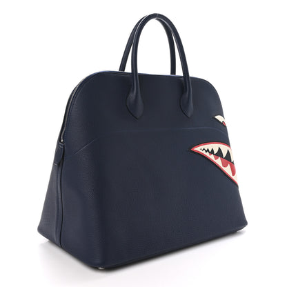 Hermes Togo Shark Bolide 45 Bleu Nuit 3 of 13