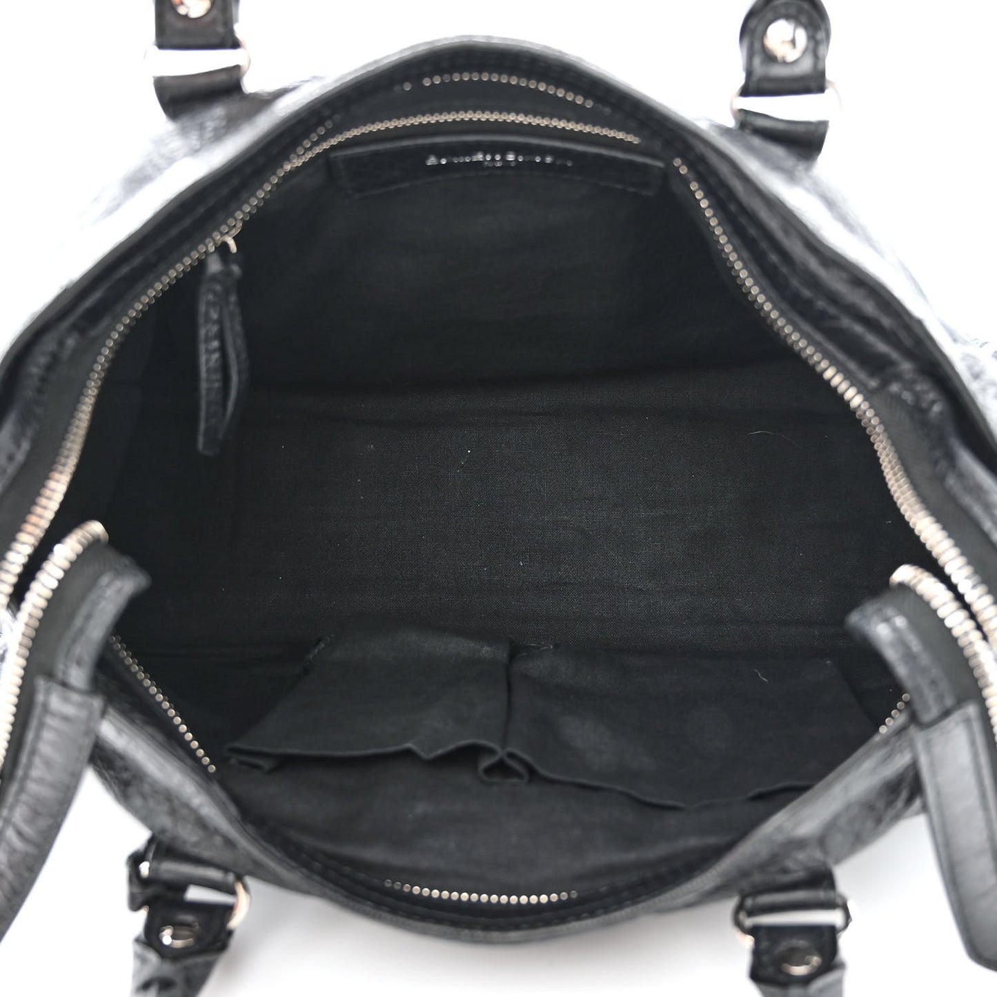 Agneau Classic Silver Hardware S City Black