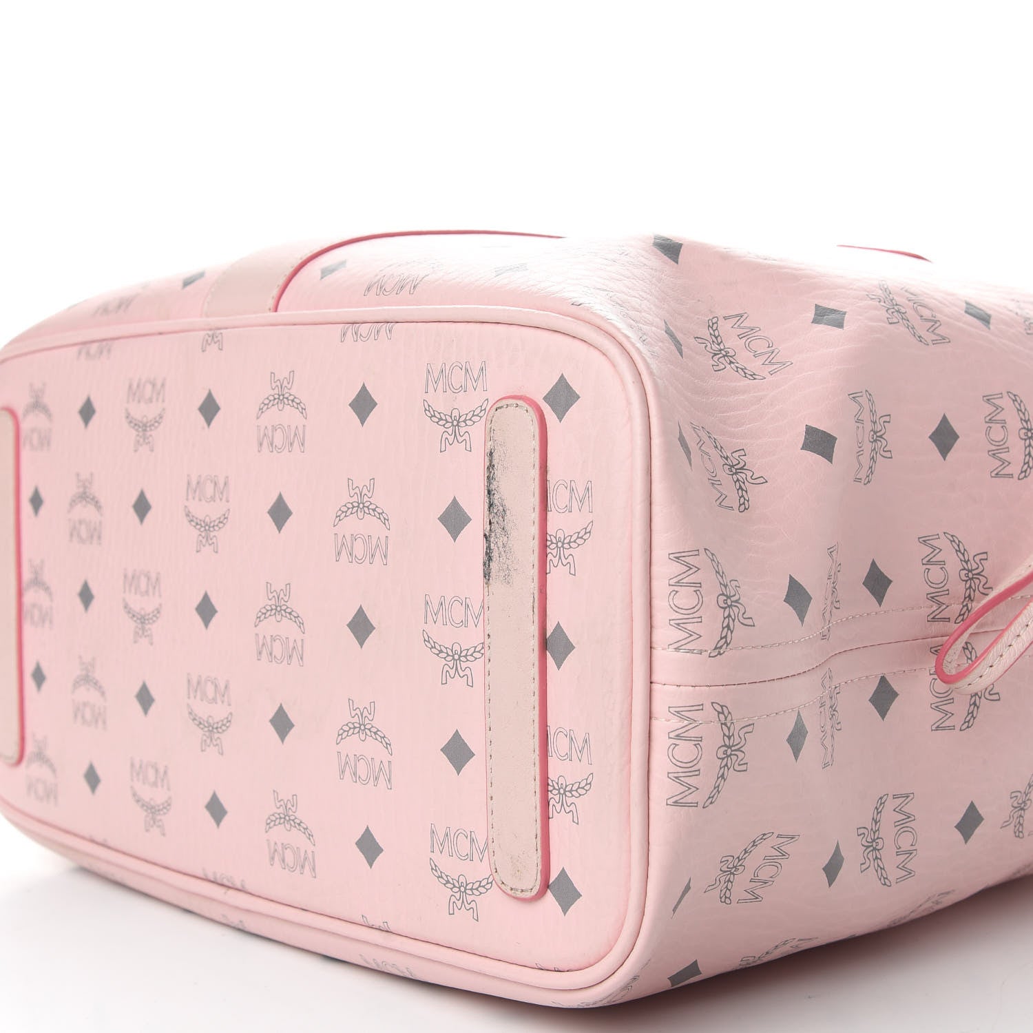 MCM Visetos Medium Liz Reversible Shopper Tote Soft Pink 6 of 11