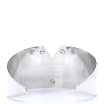 Louis Vuitton Metal Essential V Cuff Silver 4 of 6
