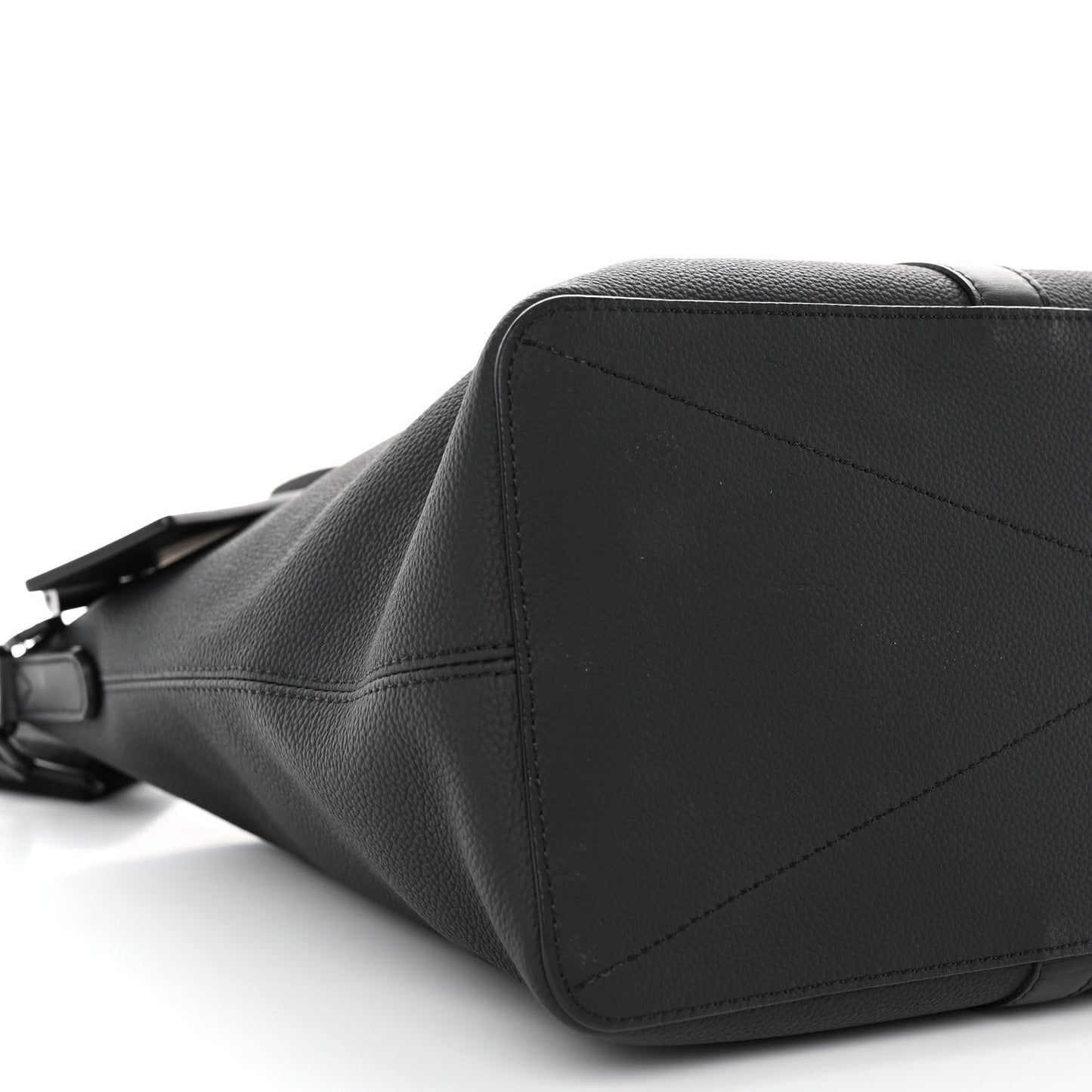 Calfskin Lockit Tote Black