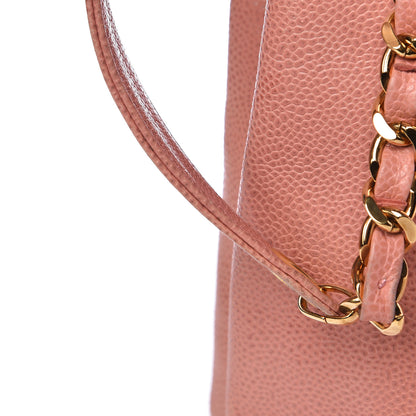 Chanel Caviar CC Shoulder Bag Pink 19 of 21