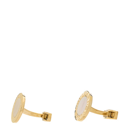 Bulgari 18K Yellow Gold Mother of Pearl BVLGARI BVLGARI Cufflinks 3 of 5