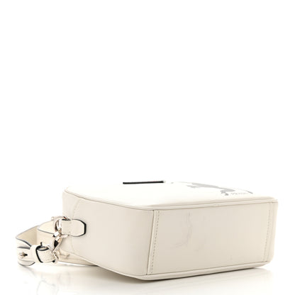 Prada City Calf Monkey Print Camera Bag White Papaya 4 of 14