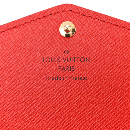 Louis Vuitton LOUIS VUITTON Monogram Sarah Wallet NM Coquelicot 6 of 6