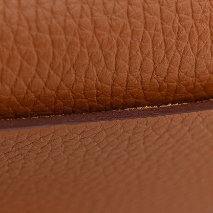 Hermes Taurillon Clemence Halzan 25 Gold 12 of 12