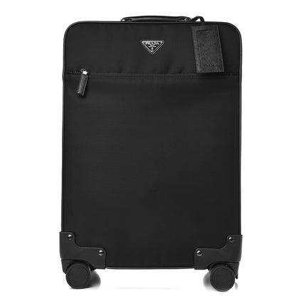 Prada Tessuto Nylon Saffiano Trolley Luggage Black 1 of 10