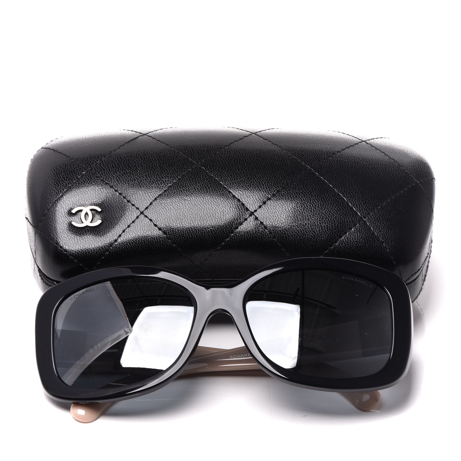 Chanel CC Sunglasses 5322 Black White 8 of 8