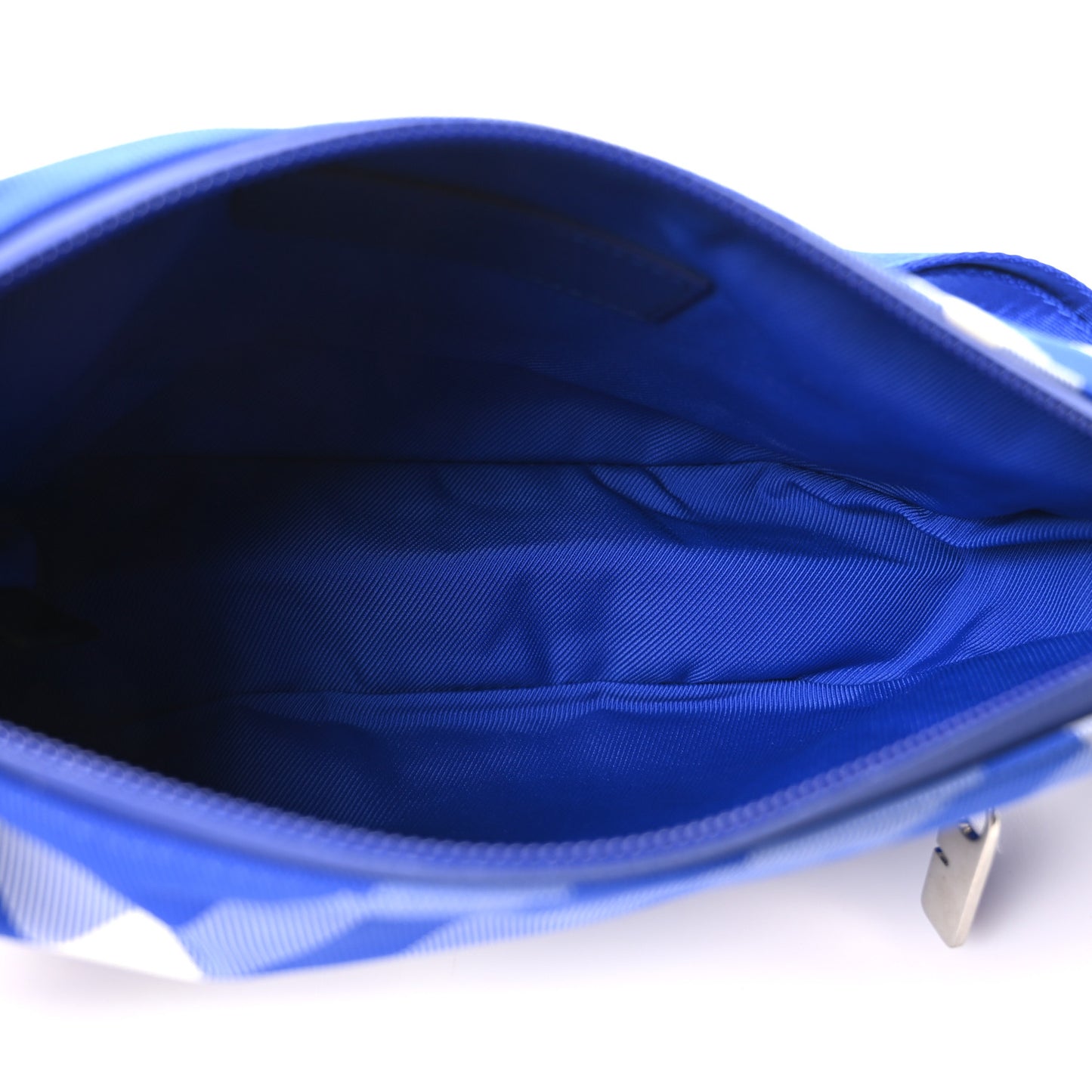Nylon Check Shield Bum Bag Crossbody Knight