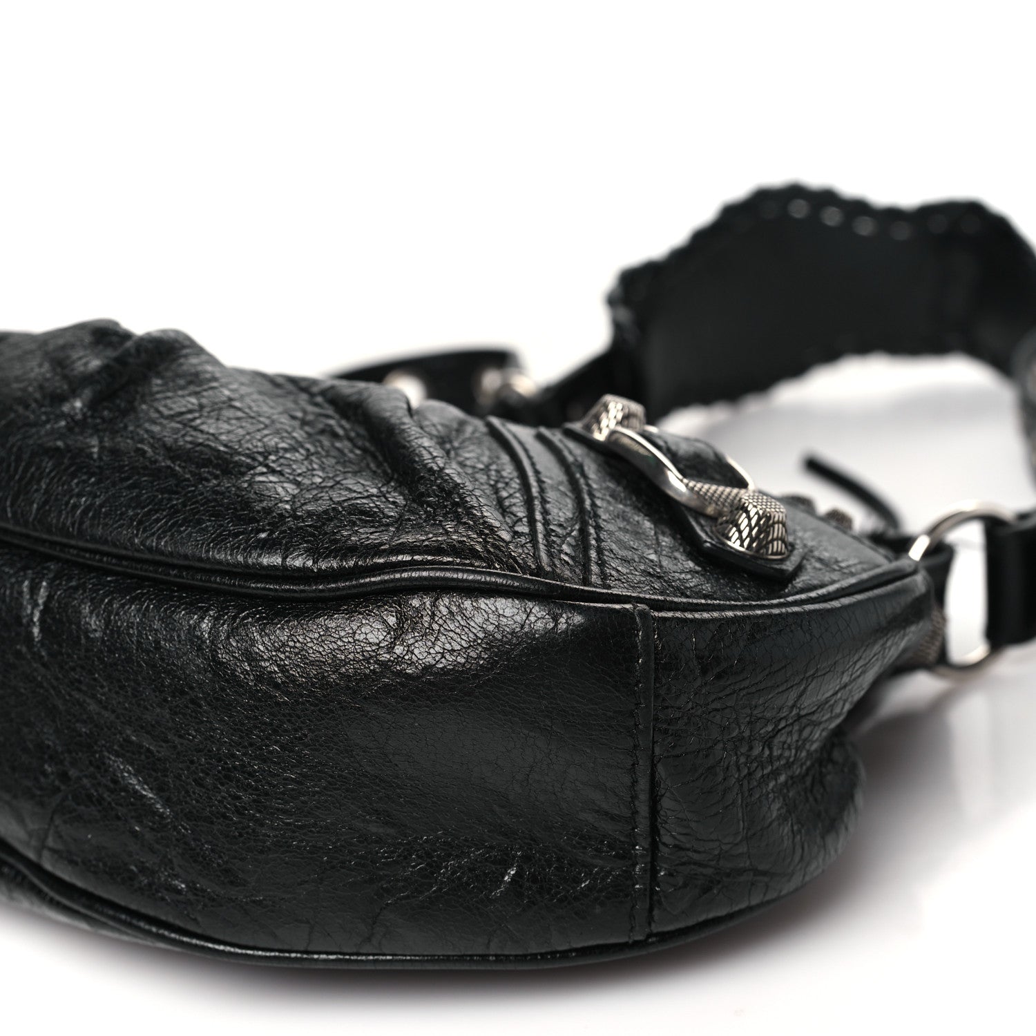 Balenciaga Agneau Arena Le Cagole Shoulder Bag XS Black 11 of 12
