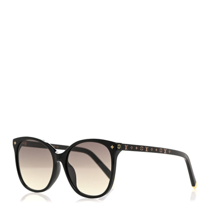 Louis Vuitton Acetate My Monogram Light Cat Eye Sunglasses Z1657E Black 1 of 6