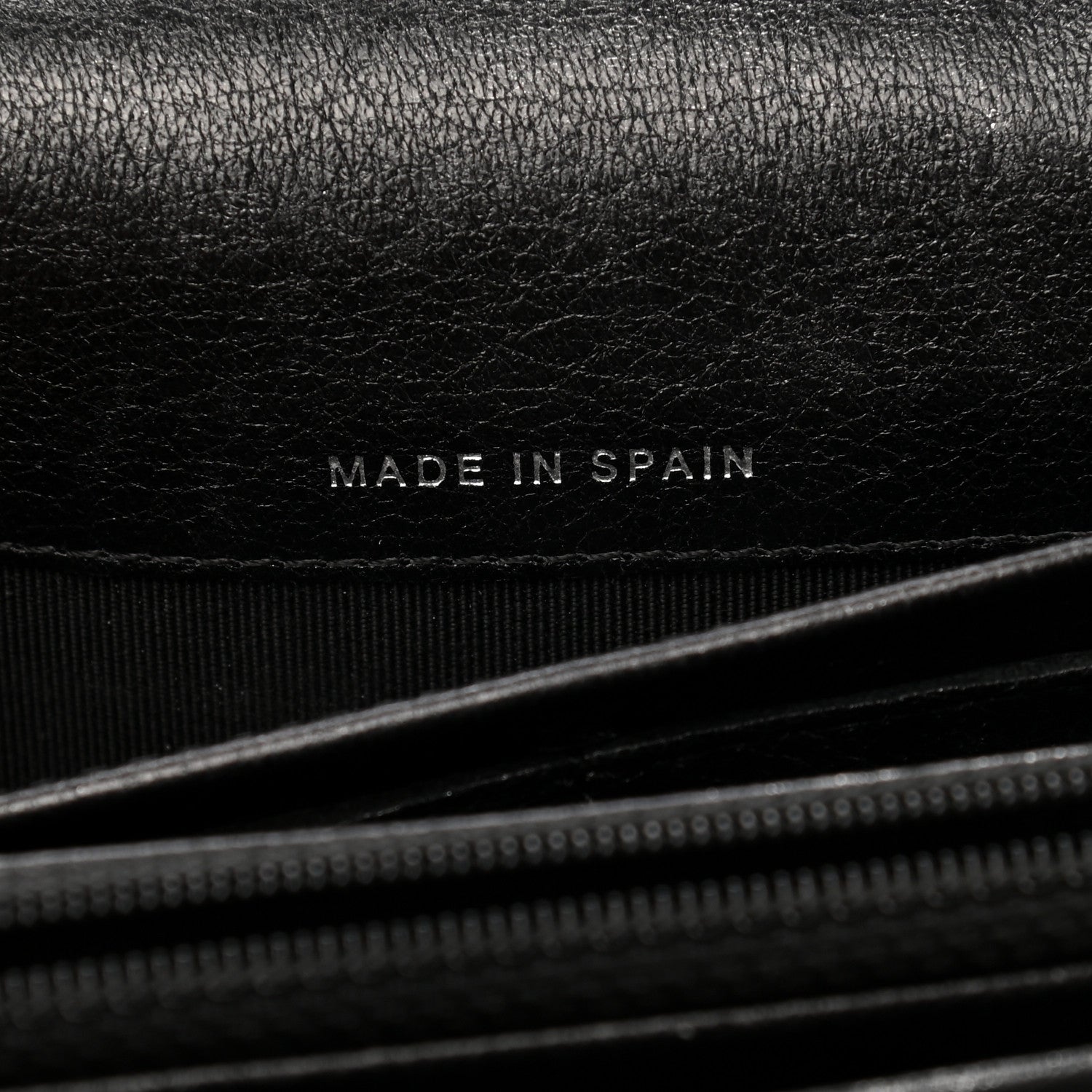 Chanel Perforated Lambskin Quilted Large Gusset Flap Wallet Black 7 of 10