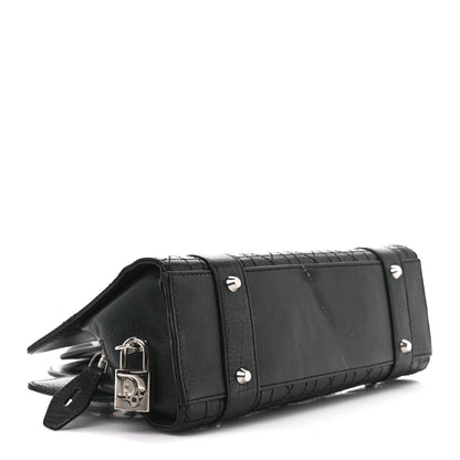 Christian Dior Calfskin Cannage Stitched Small East West Lady Dior Black 4 of 11