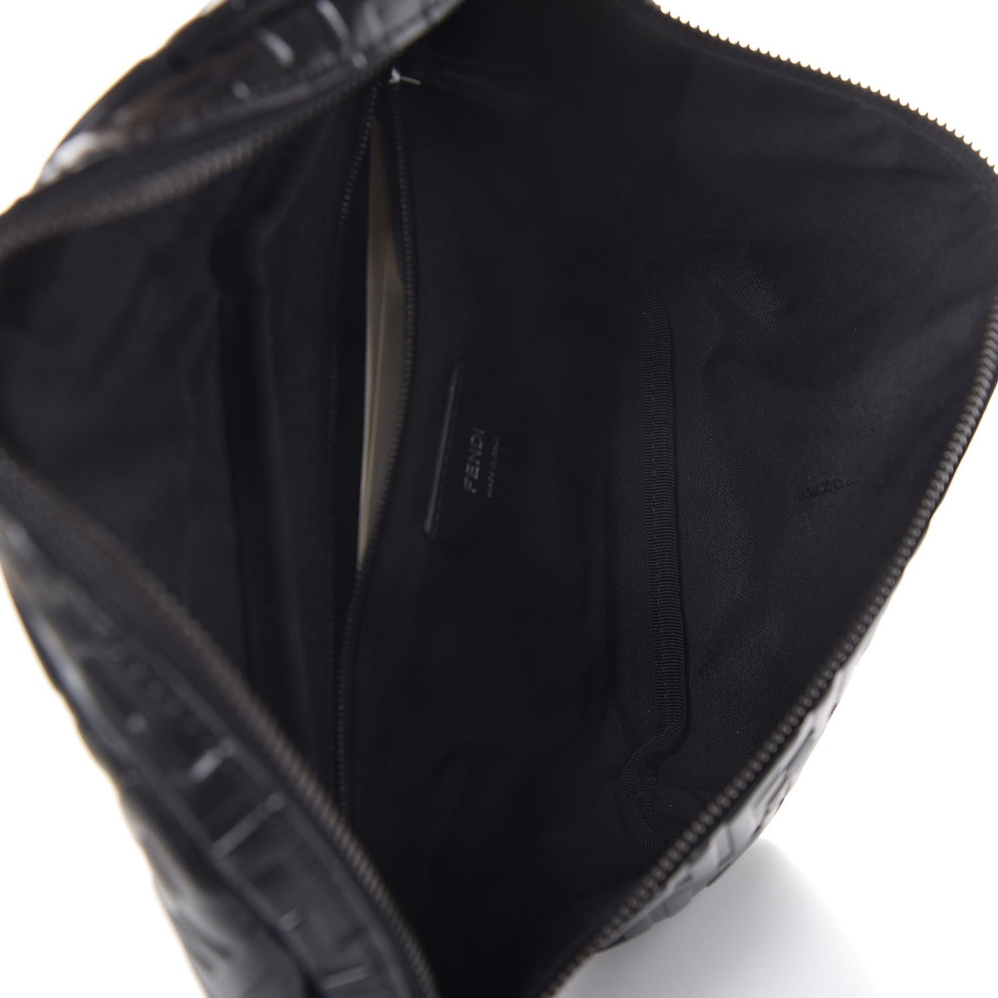 Vitello Century FF 1974 Embossed Belt Bag Black