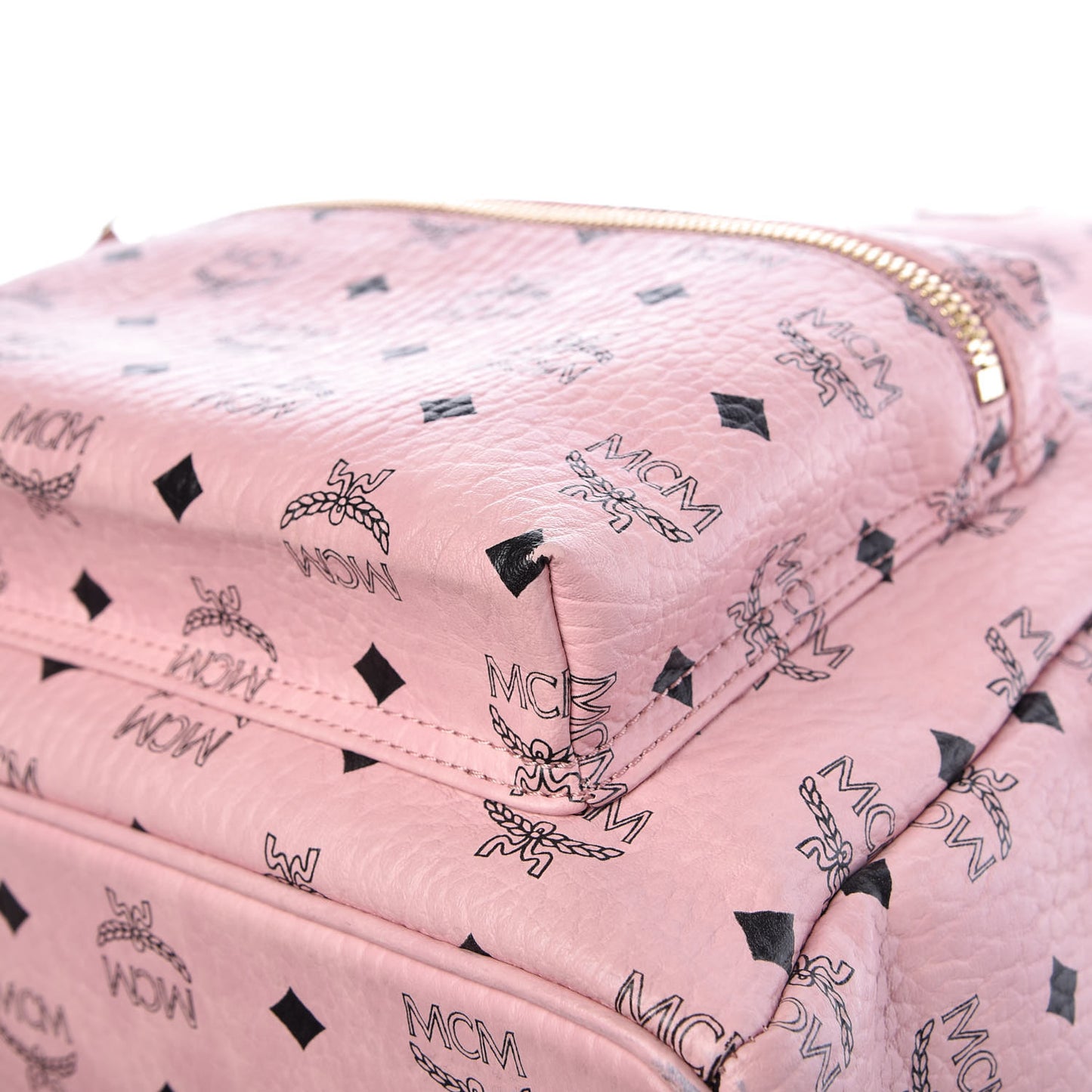 Visetos Medium Side Studs Stark Backpack Pink