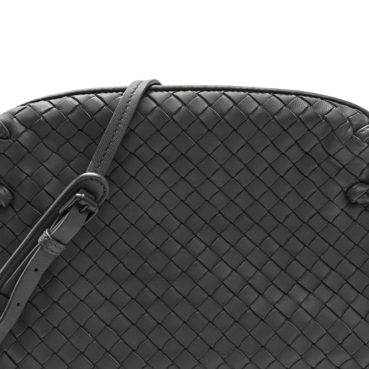Bottega Veneta Nappa Intrecciato Nodini Crossbody Messenger New Light Grey 8 of 10