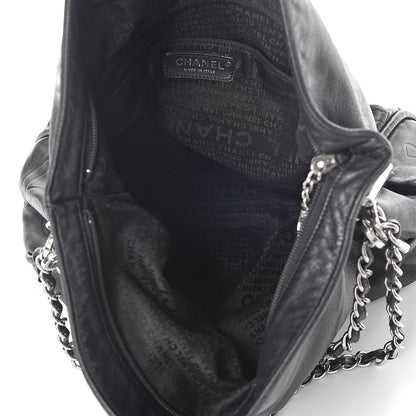 Chanel Lambskin Large Ultimate Soft Tote Black 4 of 11