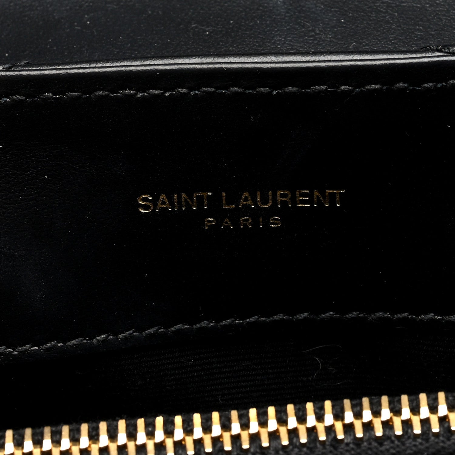 Saint Laurent Calfskin Y Quilted Monogram Small Loulou Chain Satchel Black 6 of 9