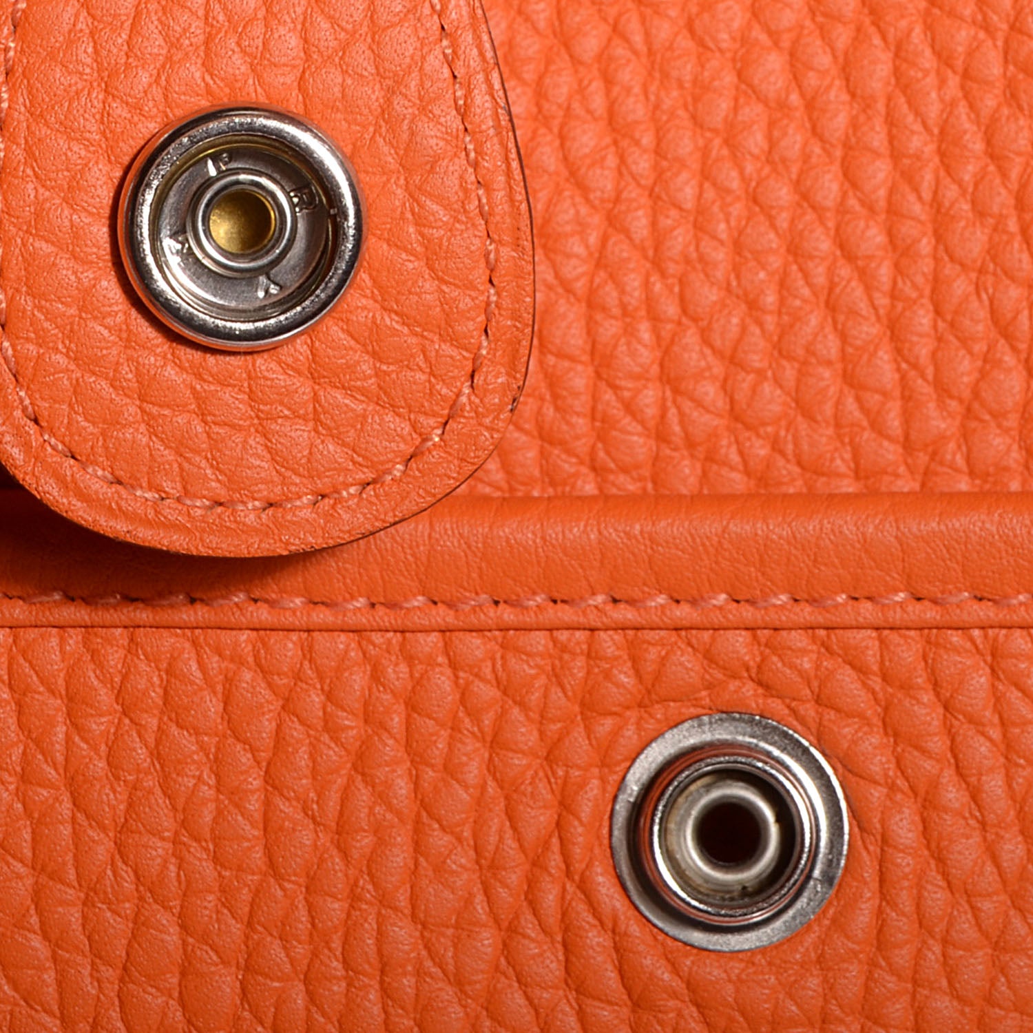 Hermes Taurillon Clemence Evelyne PM III Orange 5 of 14