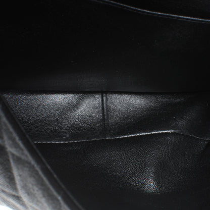 Chanel Jersey Double Sided Jumbo Flap Black 12 of 12