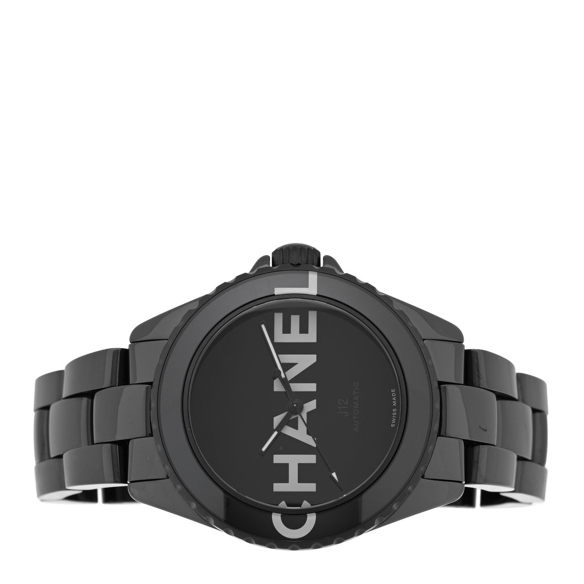Stainless Steel Ceramic 38mm J12 Wanted de Chanel Automatic Watch Black