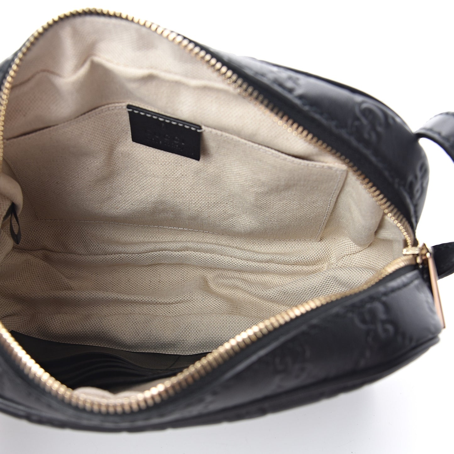 Microguccissima Mini Bree Messenger Bag Black