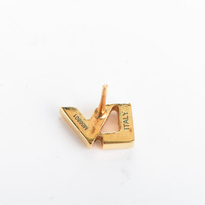 Louis Vuitton Swarovski Crystal Love Letter Timeless Ear Stud Earrings 4 of 5