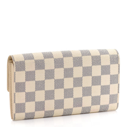 Louis Vuitton Damier Azur Sarah Wallet 3 of 12