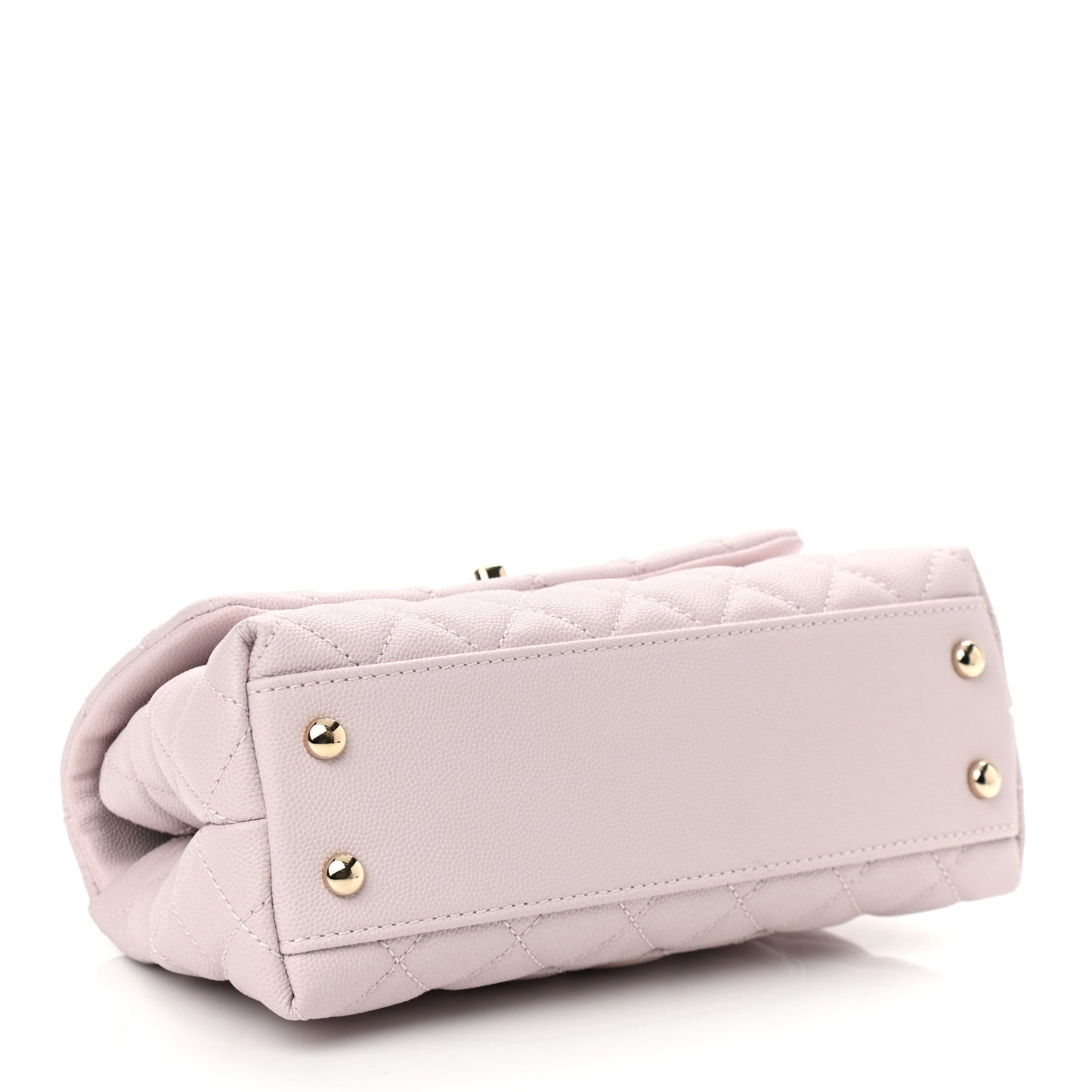 Caviar Quilted Mini Coco Handle Flap Lilas Lilac