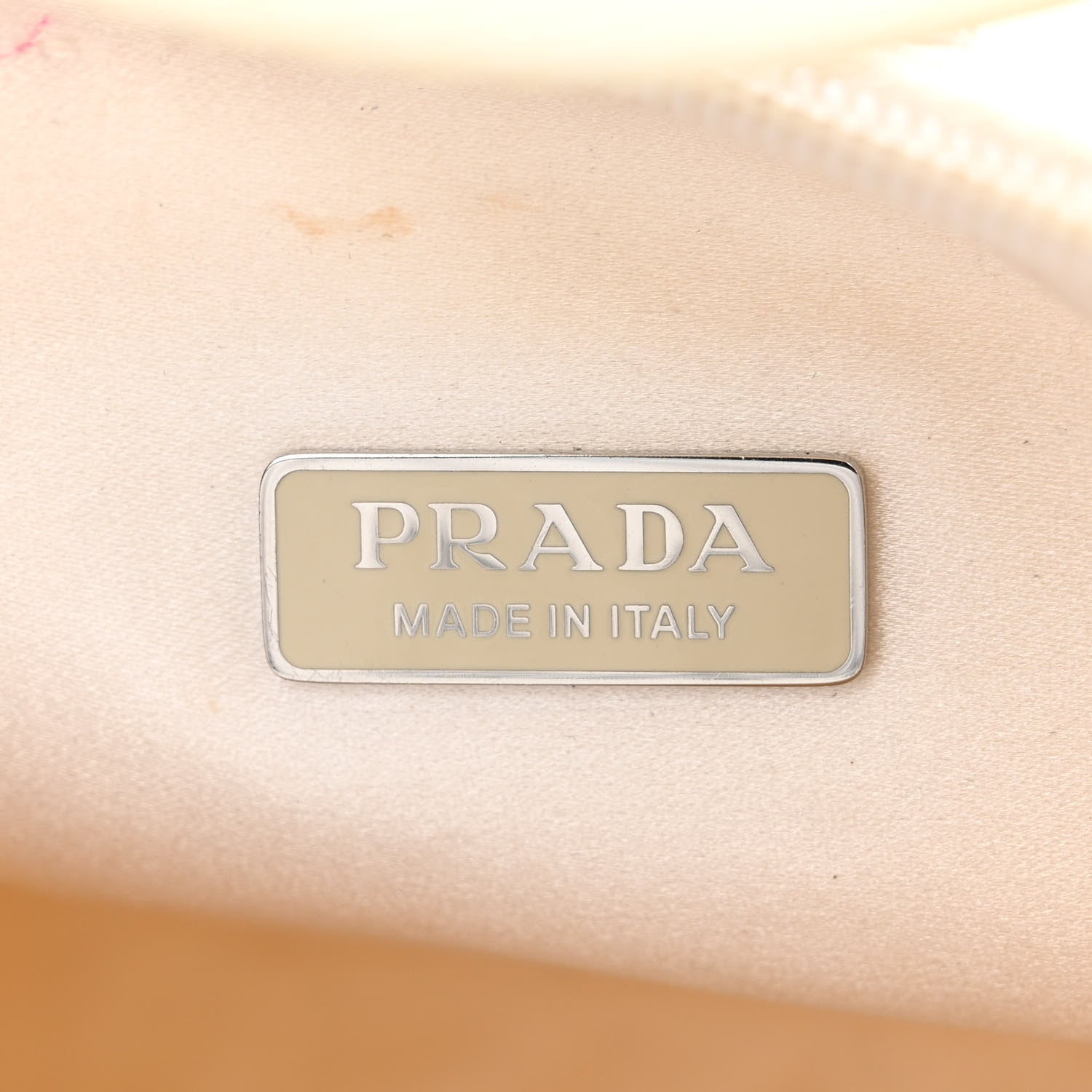 Prada Satin Crystal Mini Re-Edition 2000 Bag White 6 of 15