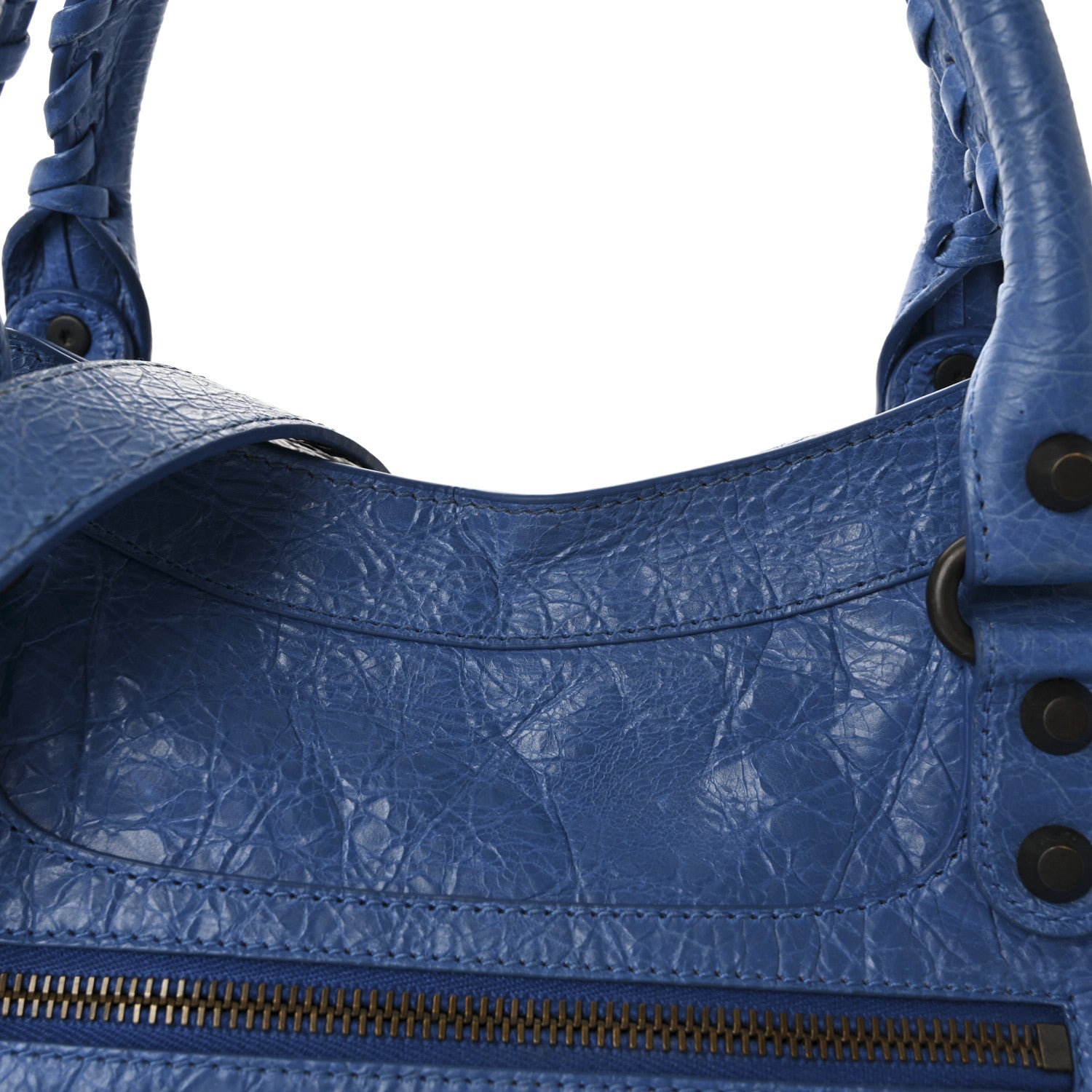 Balenciaga Agneau Arena Classic Hardware Medium Le City Blue 7 of 9