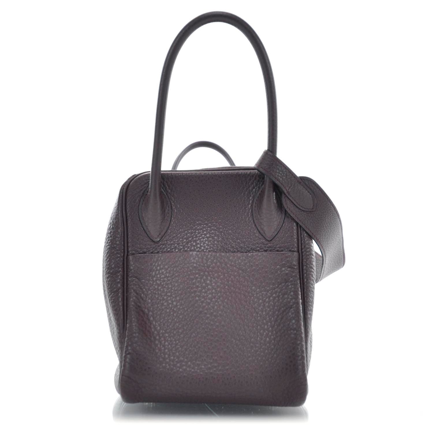 Hermes Taurillon Clemence Lindy 30 Prune 4 of 10