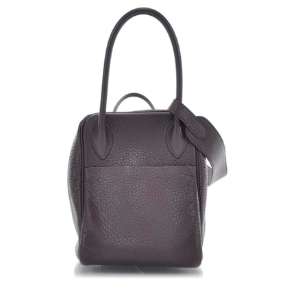 Hermes Taurillon Clemence Lindy 30 Prune 4 of 10