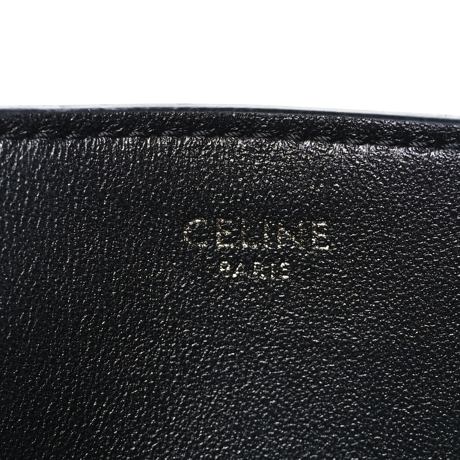 Celine Smooth Calfskin Triomphe Medium Louise Bag Black 7 of 10