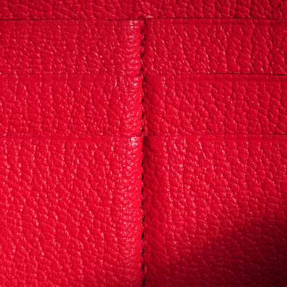 Hermes Chevre Mysore Kelly Longue Wallet Rouge Vif 10 of 11