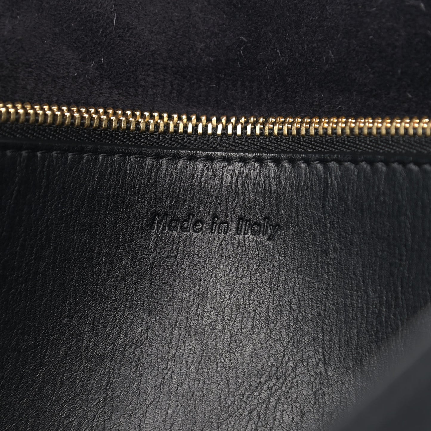 Smooth Calfskin Blade Flap Black