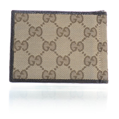 Gucci Mens Monogram Bi-Fold Wallet Ebony 2 of 8
