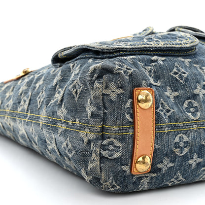 Louis Vuitton Denim Baggy GM Blue 9 of 17