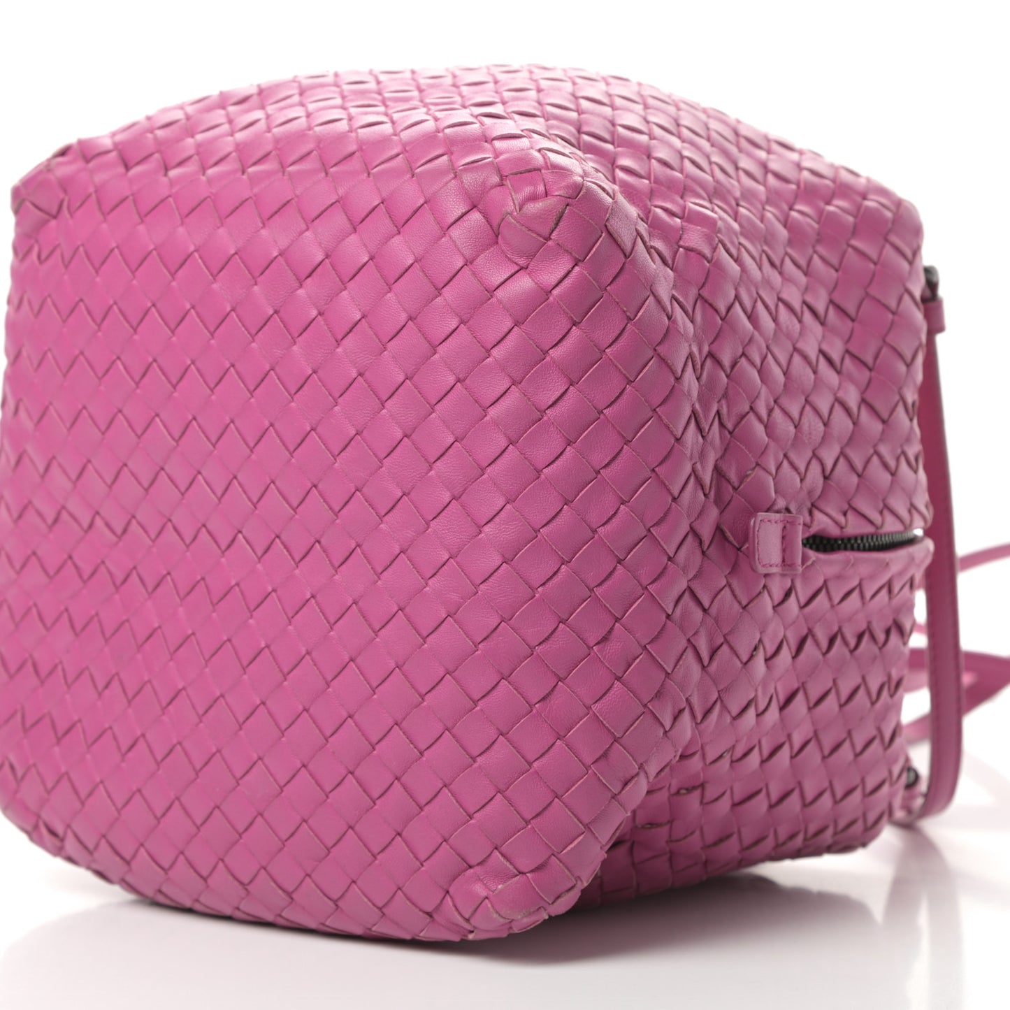 Nappa Intrecciato Cube Messenger Ametiste